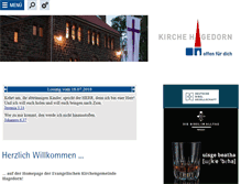 Tablet Screenshot of kirche-hagedorn.de